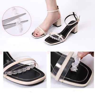 2Pcs Non-slip Insoles Stickers for Women High Heels Flip Flop Sandals Silicone Inserts Self-adhesive Foot Patch Gel Forefoot Pad Shoes Accessories