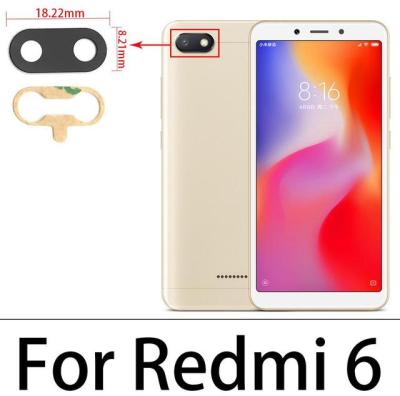 【☄New Arrival☄】 anlei3 ฝาปิดเลนส์กระจกกล้องถ่ายรูปหลังสำหรับ Xiaomi Redmi 9T K30 Pro 10 6a 6 7 7a 8 8a 9 9a 9c ด้านหลังพร้อมอะไหล่ใช้แทนกาว