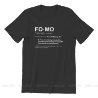 Fomo Tshirt For Men Bitcoin Cryptocurrency Miners Meme Clothing Style T Shirt Comfortable Print Loose