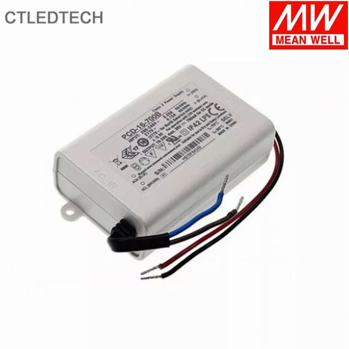 mean-well-pcd-series-pcd-16-350-pcd-16-700-ac-phase-cut-dimming-triac-dimmable-driver-pfc-function-class-2-power-unit-for-led-electrical-circuitry-par