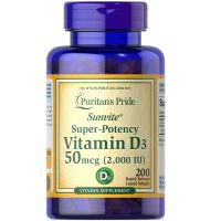 The United States imports vitamin D3-2000IUx200 grains calcium absorption PuritansPrid 17618