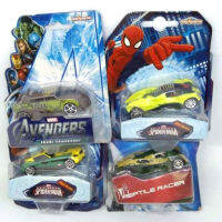 โมเดลรถซุปเปอร์ฮีโร่ Marvel Avengers Spider-man Hulk แบรนด์ Majorette สวยงาม ลายละเอียดดี สเกล 1/64 (เท่า Hotwheels)