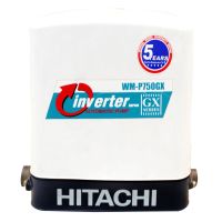 HITACHI ปั๊มน้ำอัตโนมัติ รุ่น WM-P750GX ดูดน้ำสูงสุด : 8 เมตร ส่งน้ำแนวตั้ง : 20 เมตร