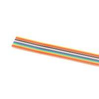 5m/lot 10P 14P 16P 20P 26P 34P 40P 50P Rainbow Ribbon Cable Flat Color Colorful Wire 1.27mm Spacing Pitch