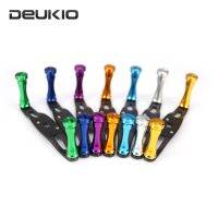 DEUKIO ก้านโยกที่จับแกนหมุนคาร์บอนไฟเบอร์ใช้กับอุปกรณ์ตกปลาในการทำ CNC พร้อมลูกบิดเหยื่อหล่อรอกตกปลาเพสกาอุปกรณ์เสริม