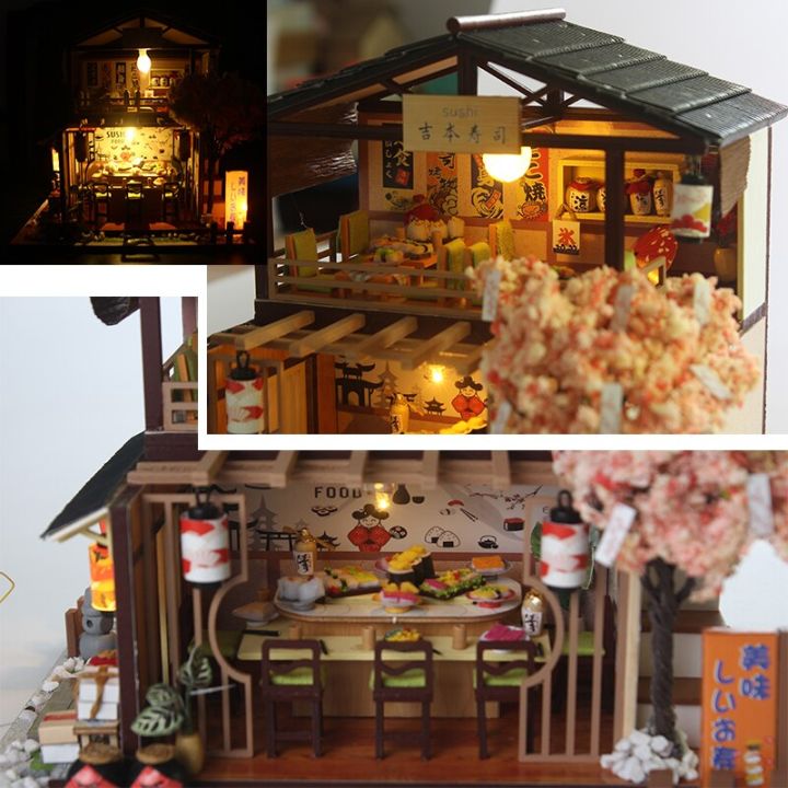 rokomari-fashion-house-ใหม่ร้านขายขนมหวานและทำจากไม้เฟอร์นิเจอร์ขนาดจิ๋วพร้อมชุดไฟ-led-ชุดบ้านตุ๊กตาประกอบของเล่นเด็ก