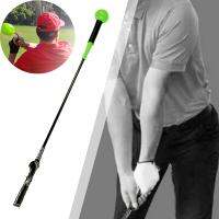 Moon STARer Golf Swing Trainer Swing Training Aid สำหรับ Chipping Grip Indoor Practice สีเขียว40นิ้ว