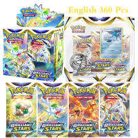 360PcsBox Pokemon English Spanish Cards Box Sun &amp; Moon Evolution Booster Box Chilling Reign Pokémon Shinny Game Card Toys