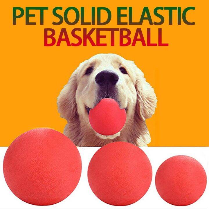 Training Dog Bite Ball Pet Bite Resistant Ball Solid TPR Elastic Ball