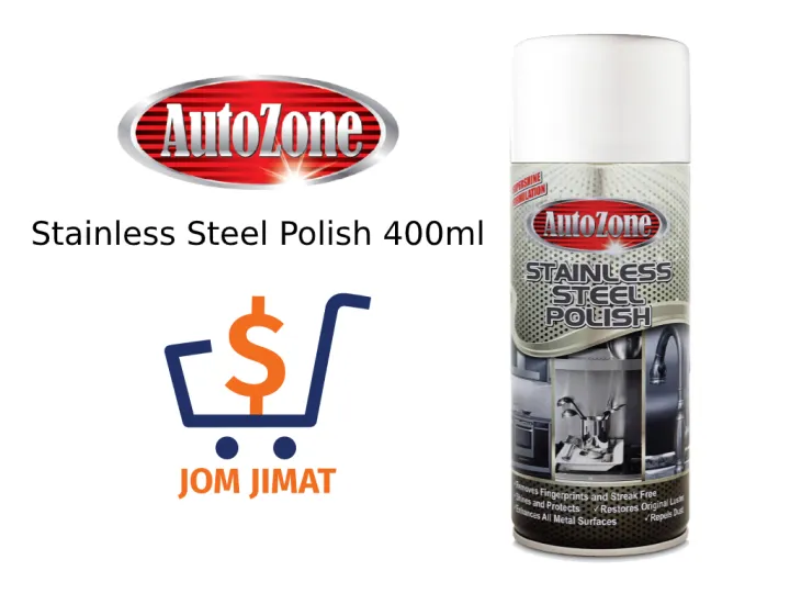AutoZone 400ml Stainless Steel Polish Lazada