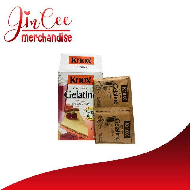Knox Original Gelatine .25oz (Clear and Unflavored) Lazada PH