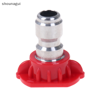 shounagui 5pcs เครื่องฉีดน้ำแรงดันสูงหัวฉีดหัวฉีด Quick nozzle Tips 1/4 Quick Connect Tools