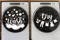 Washer Dryer Laundry Wall Sticker Wash Dry Bubble Wall Decal Washouse Bathroom Vinyl Home Decor Wall Stickers Decals