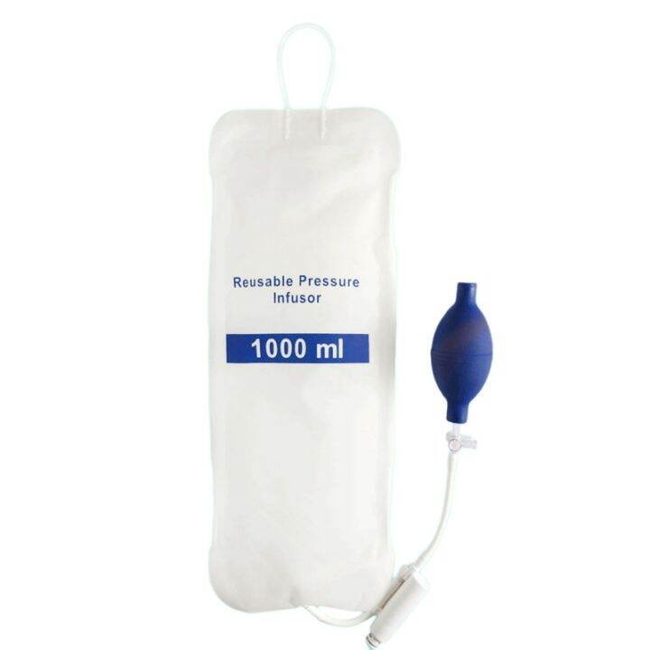 1000Ml Reusable Pressure Infusion Bag with Pressure Display Medical