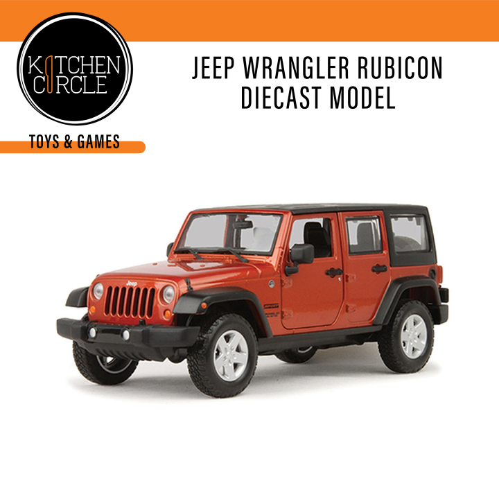 Jeep Wrangler Rubicon Diecast Model Toys for the Big Boys Lazada PH