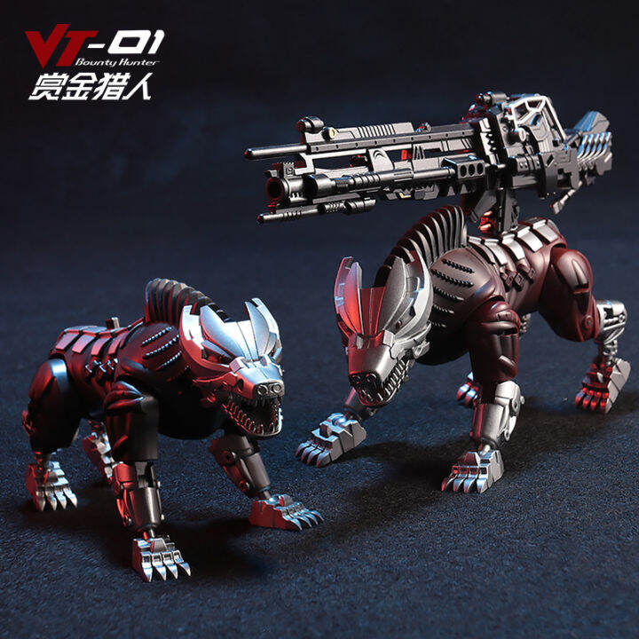 transformation-lockdown-vt-01-vt01-steeljawโลหะผสมโลหะkoตุ๊กตาขยับแขนขาได้หุ่นยนต์ของเล่นภาพสองสุนัขของเล่นเด็กแปลงร่างของขวัญ