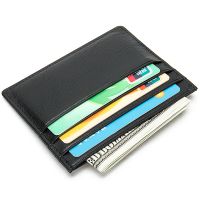 【CC】◈☑❄  Leather Mens Credit Card Holder Cards ID Holders