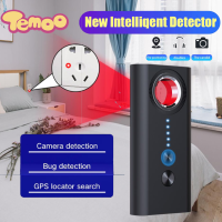 Temoo T1แบบพกพาโรงแรม Anti-Spy เครื่องตรวจจับกล้องที่ซ่อนอยู่ป้องกันการตรวจสอบเครื่องตรวจจับสัญญาณไร้สายรถ GPS Locator การตรวจจับการติดตามป้องกันการตรวจสอบเครื่องตรวจจับสัญญาณไร้สาย RF ป้องกันการตรวจสอบกล้องไร้สาย