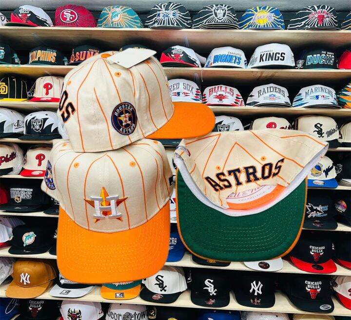 ASTROS Pinstripe Snapback Hats | Lazada PH