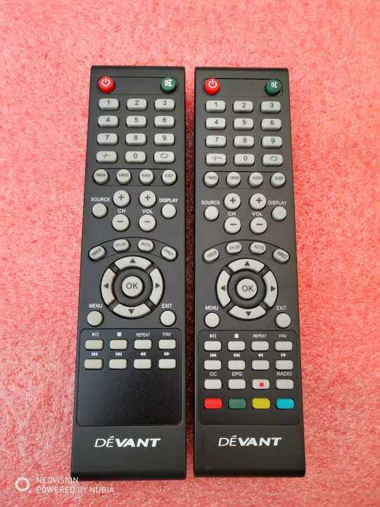 Original DEVANT TV remote English LCD TV remote control DEVANT TV