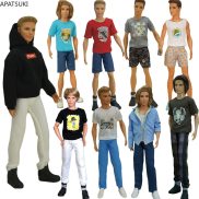 Multi-color 1 6 Doll Clothes For Ken Boy Doll Outfits T