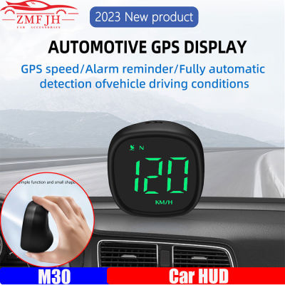 M30 HUD Mini OBD GPS Head-Up Display Smart Digital Hud Speedometer Overspeed Alarm อุปกรณ์เสริมยานยนต์เข็มทิศสำหรับรถยนต์ทั้งหมด
