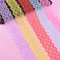 [HOT!] 10 Yards/Lot Lace Ribbon Tape 45MM Wide Trim Handicrafts Black White Lace Trim Embroidered Sewing Decoration African Lace Fabric