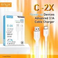 สายชาร์จ ENYX รุ่น C-2X Charging Cable USB to L/Micro USB/Type-C ไอโฟน 3.1 A ชาร์จไวกว่าเดิม ชาร์จเร็ว รุ่นใหม่ สายชาร์จ C2X