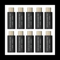 ◎♟ 10Pcs USB Type-C Data Blocker Prevention Gender Change Connector USB-C Connector Adapter for Blocking Data Sync