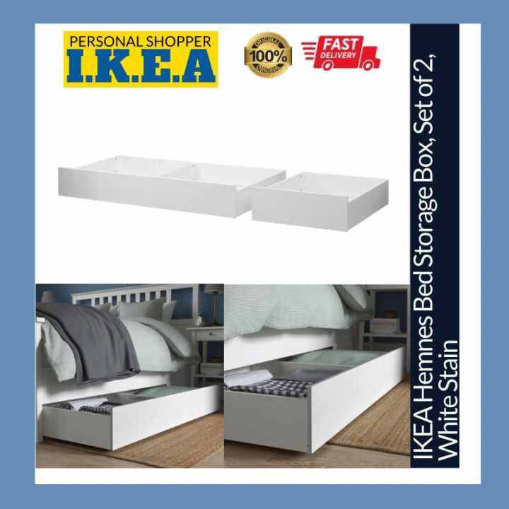 IKEA Hemnes Bed Storage Box Underbed Under 603.513.30 Lazada