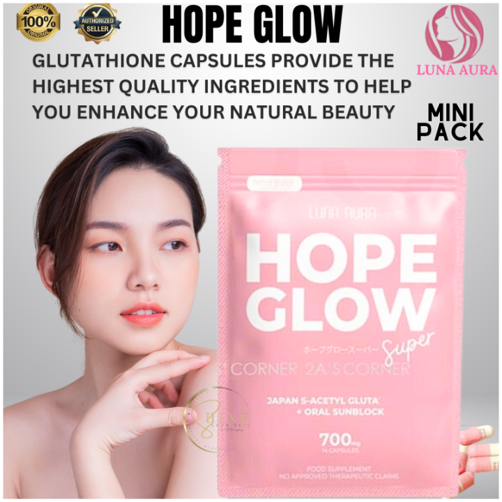 MJM Original Luna Aura Hope Glow Super Mini 700mg 14 capsule Shortcut ...