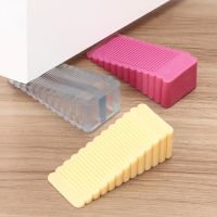 Trapezoid Silicone Rubber Door Stop Stoppers Door Block Children Anti-Folder Hand Hotel Security Door Card Hanging Door Stop Decorative Door Stops