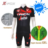 ชุดปั่นจักรยานX-FOXลายทีม Trek Segafredo