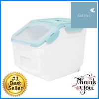 ถังข้าวสารพลาสติก 6 กก. KECH RICER สีฟ้า/ขาวPLASTIC RICE STORAGE CONTAINER KECH RICER 6KG LIGHT BLUE/WHITE **สอบถามเพิ่มเติมได้จ้า**