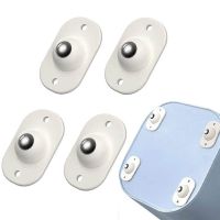 ▧▤ 4pcs Paste Universal Wheel Pulley Punch-Free Universal Wheel Pulley Storage Box Roller for Trash Bucket Mobile Base Accessories