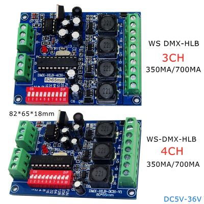 Dmx512 Dc5v-36v กระแสคงที่350ma Ws-Dmx-Hlb-3ch-350ma 700ma