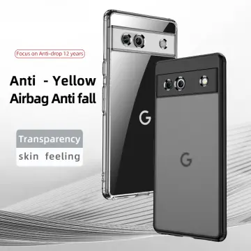 For Google Pixel 7A Case For Pixel 7A Cover Hard Clear PC Soft TPU