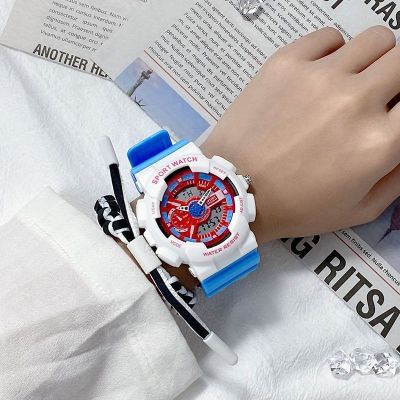 Hot Seller Li Xians same multifunctional sports watch for male and female high school students simple Korean version of ulzzang electronic