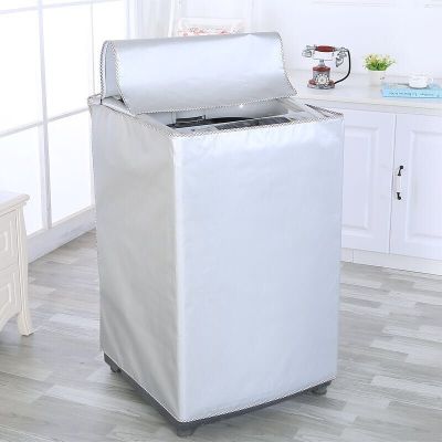 Oxford cloth silver sunscreen waterproof washing machine cover drum automatic increase washing machine cover
