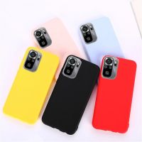 Candy Solid Color Silicone Case For Xiaomi Redmi Note 11 11S 10 Pro Max 10S 10X 4G 5G Coque Matte Soft TPU Cover Phone Cases