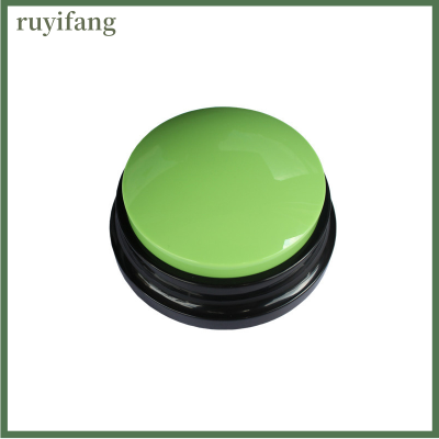 ruyifang บันทึกปุ่มพูดโต้ตอบของเล่นพกพาง่าย NOISE makers PET Supplies Sound button Interactive Dog Talking button for PET TO Record and Play