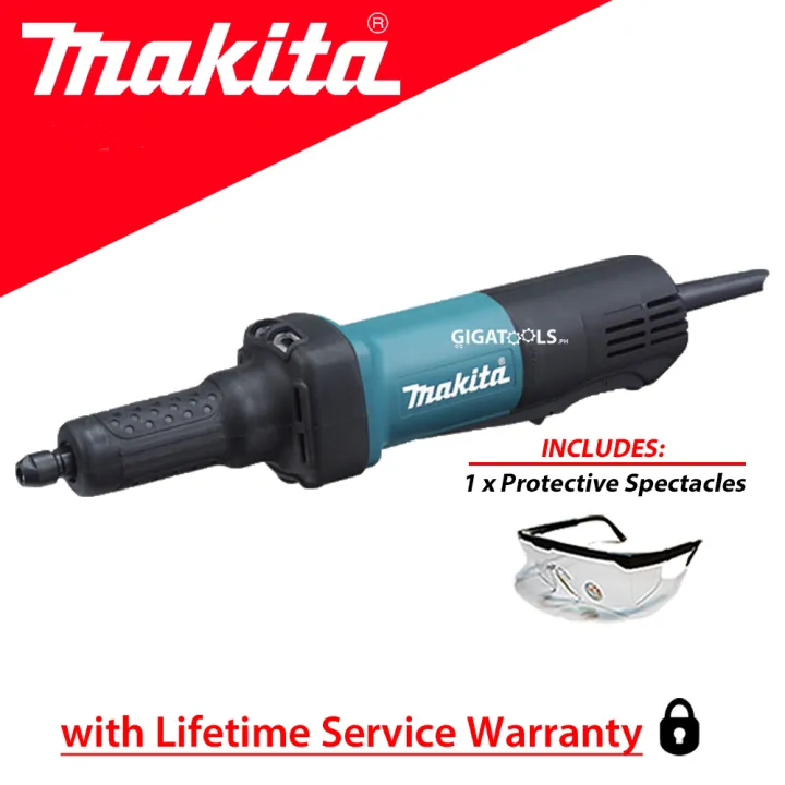 Makita GD0601 Compact Die Grinder 1/4" 400W (with AC/DC Switch) and