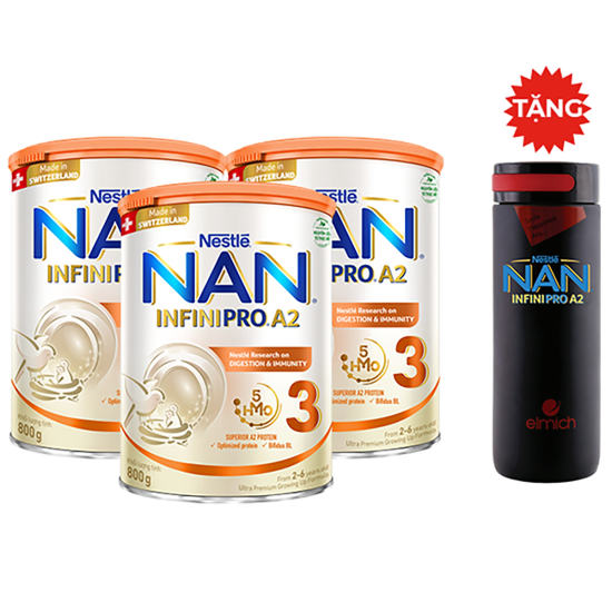 Sản phẩm dinh dưỡng công thức nestlé nan infinipro a2 3 lon 800g - ảnh sản phẩm 1