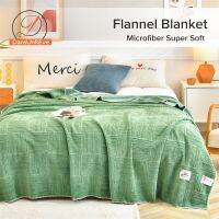 Dansunreve ไมโครไฟเบอร์ Fluffy ผ้าห่มผ้านวม Flannel Weave Design ธรรมดานุ่มอบอุ่นสบาย Single Queen King Size