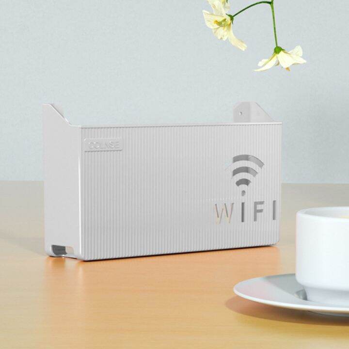 cw-no-punching-cable-bracket-set-top-shelf-office-media-router-storage-wall-mounted-wifi