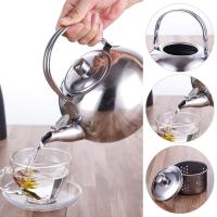 COME เหล็กไร้สนิม กาต้มน้ำกาต้มน้ำร้อน พร้อมตัวกรอง Infuser จุได้มาก เหยือกชาอูหลงสีเขียว แบบพกพาได้ เครื่องมือชากาแฟ กาน้ำชากาน้ำชา โฮมออฟฟิศออฟฟิศ