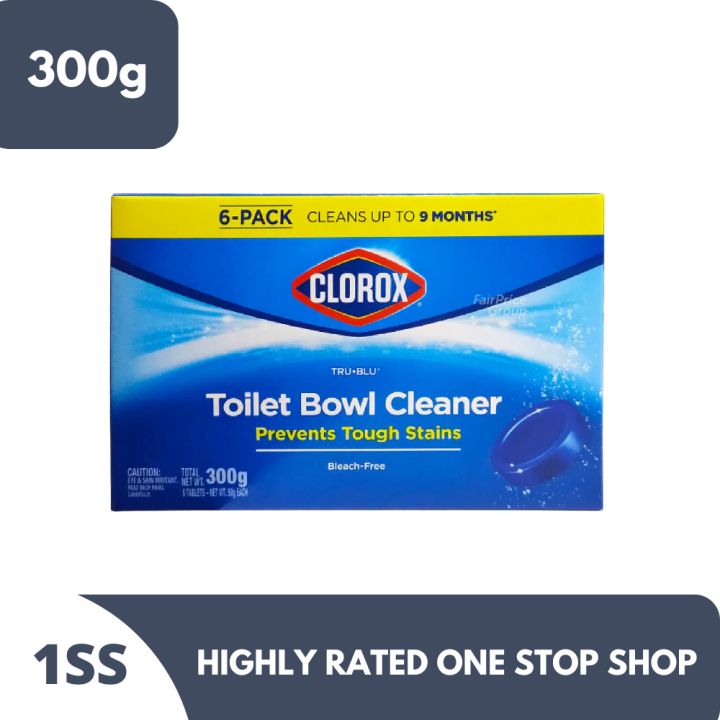 Clorox Tru Blu Toilet Bowl Cleaner Bleach Free 300g 6pack Lazada Ph