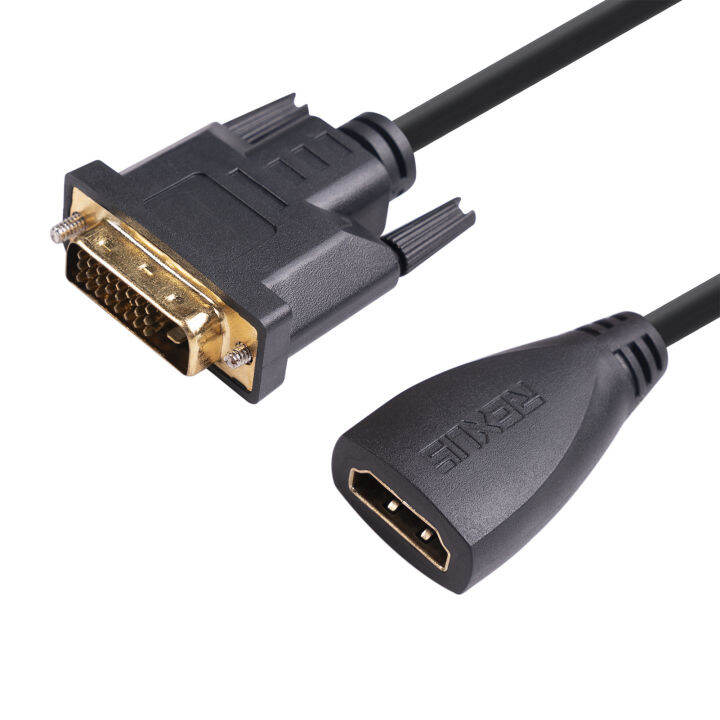 dvi24เก็บข้อมูลขนาดใหญ่-1-hdmi-เข้ากันได้สายอะแดปเตอร์-dvi-ไปที่-hdmi-compatible-1080p-สัญญาณที่เสถียรสายอะแดปเตอร์อะแดปเตอร์ทางตรงสองสำหรับสายอะแดปเตอร์-hdmi-ที่เข้ากันได้