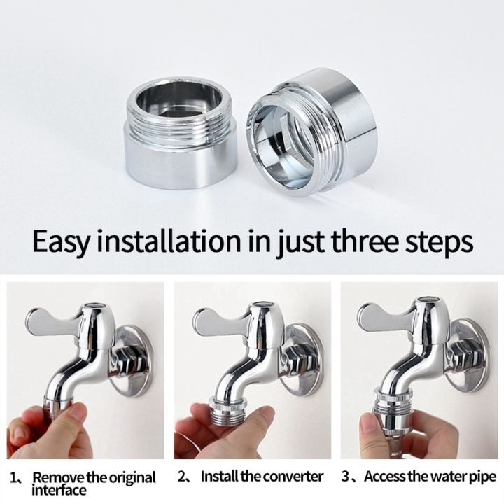 water-faucet-coupler-m16-to-m22-thread-connector-metal-silver-conversion-bubbler-kitchen-bathroom-repair-tap-adapter