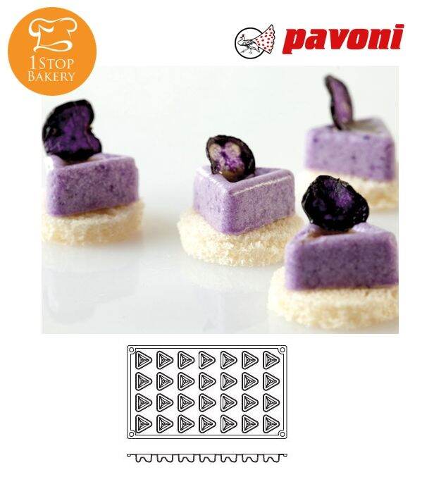 pavoni-fr076-formaflex-micro-savarin-triangolo-dim-30x30mm